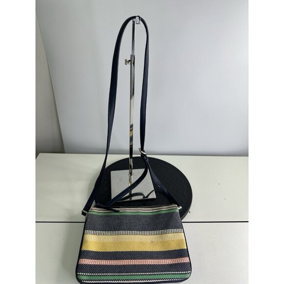 Kate Spade Manhattan Striped Woven  Small Crossbody - Picture 5 of 9